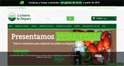 Desktop Screenshot of lahuertadeamparo.com