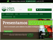 Tablet Screenshot of lahuertadeamparo.com
